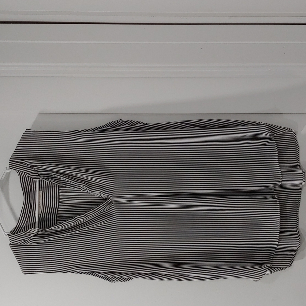 Loft Pinstripe Sleeveless Blouse